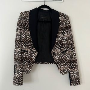 BCBGMaxAzaria leopard blazer